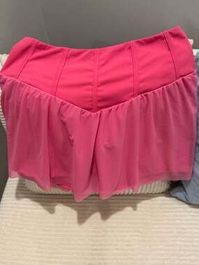 EleVen by Venus Williams Women's Endless Tennis Skirt, Hot Pink,